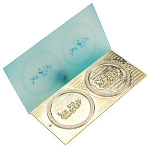 Placa de Cobre Personalizada con Estampado en Caliente para Hacer Invitaciones, Sobres Rojos, Tarjetas de Felicitación con Relieve - Product Image 1