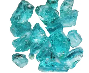 crushed glass for garden and decoration wall glass chunks