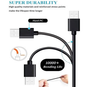 Usb 2.0 A-Man Naar Micro B Android Oplader Kabel, Duurzame Premium Snelle Telefoon Oplader Snoer - Product Image 5