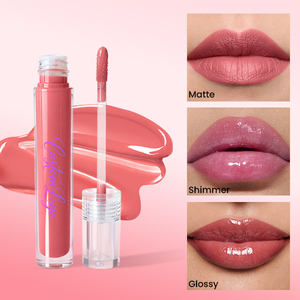 <strong>Bulk</strong> Cosmetics Makeup Lip Gloss Vendors Private Label Nude Clear Glossy <strong>Vegan</strong> Lipgloss - Product Image 5