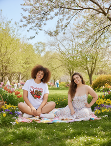 T-shirt da donna taglie forti a maniche corte, stile rockabilly, con stampa leopardata a cuore, girocollo, vestibilità regolare, 100% cotone, primavera estate, di tendenza - Product Image 2