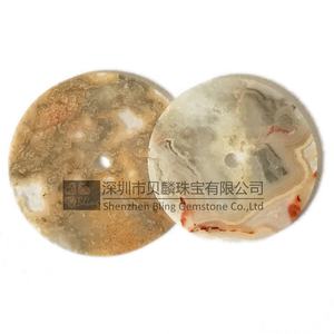 Steen horloge wijzerplaten, crazy agaat wijzerplaten voor maken horloges 21mm - Product Image 3