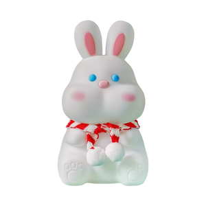 Portable <b>Table</b> Led Baby Bunny Kids <b>Lamp</b> USB Rechargeable Nursery Rabbit Silicone Night Light For kids bedroom with motion sensor - Product Image 6