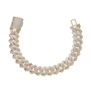 Pulsera de Cadena Gruesa Exagerada, Joyería de Pulsera de Pareja Personalizada de Moda Hip-hop, Collar de Moda Tanjing Lijing - Product Image 4