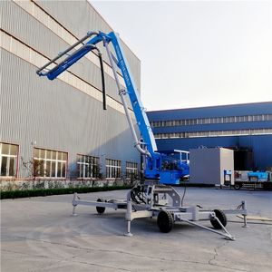 JIUHE HGY17 17m Rayon de placement Épandeur de béton télécommandé Type de roue de placement de béton Flèche de placement de béton - Product Image 5