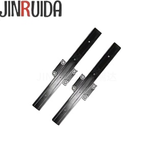 Rail de guidage linéaire externe à double axe en alliage d'aluminium JINRUIDA OSGR pour <span class=keywords><strong>tiroir</strong></span> dissimulé et armoire de présentation coulissante avec amortissement - Product Image 3