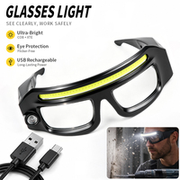 Gafas de Trabajo Recargables de Alto Rendimiento, Multifuncionales, con Luz LED IPX4 y Función de Sensor, para Hombres y Mujeres