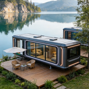 Casa Contenedor Modular Prefabricada Económica, Tipo Cápsula, Estilo Tiny <span class=keywords><strong>Apple</strong></span>, para Uso en Villas, Resorts, Oficinas, Tiendas y Apartamentos - Product Image 3