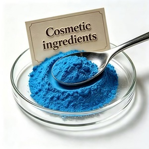 Fabricante Suministra Péptido de Cobre GHK-Cu, Ingrediente Cosmético en Polvo Azul para el Cuidado de la Piel - Product Image 1