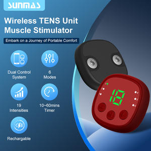 Dispositivo de Terapia TENS Inalámbrico Dual con Control Remoto para Aliviar el Dolor Corporal y la Fatiga Muscular - Product Image 2