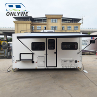 ONLYWE Consommation Économique, Camion de Camping 4x4, Camion d'Expédition 6x6 avec Salle de Bain Intégrée
