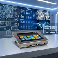Panel PC Industrial con Configuración de Interfaz de Brillo de Pantalla Personalizable de 8, 10.4, 12.1, 15, 17, 19 y 21.5 Pulgadas, Compatible con Win7, Win10 y Linux