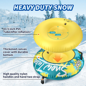 Anneau <span class=keywords><strong>de</strong></span> <span class=keywords><strong>ski</strong></span> gonflable en gros Jouets <span class=keywords><strong>de</strong></span> Noël Tube <span class=keywords><strong>de</strong></span> neige avec couverture Équipement <span class=keywords><strong>de</strong></span> jeux d'hiver pour adultes et enfants Tubes à neige en PVC - Product Image 2