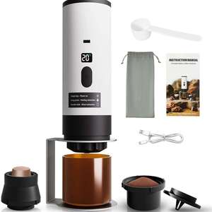 Cafetera Portátil de Cápsulas de Plástico, Estilo Italiano, Espresso, Bomba de Calentamiento Pequeña para el Hogar - Product Image 1