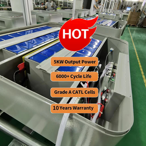 Batterie murale rechargeable Lifepo4 48V 100Ah 200Ah 10kwh 5kwh Système empilable - Product Image 4