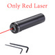 Pointeur de visée laser rouge/vert Localisateur laser tactique Activités de plein air Calibrateur laser 11/20mm
