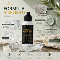 Fournisseur en gros de colle pour perruques en dentelle avec formule transparente, séchage rapide et imperméable pour les magasins de produits de beauté