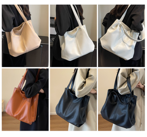 Bolsos de mano de cuero PU al por mayor para mujer, bolsos de hombro de gran capacidad, bolso de diseñador de moda, bolsos diarios para jóvenes, para uso diario al aire libre. - Product Image 5