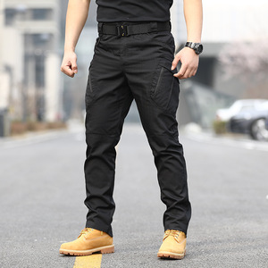 <strong>Men</strong> Multi Pockets Casual Pant Waterproof Ribstop <strong>Trousers</strong> for Working <strong>Men</strong> Hiking Hunting <strong>Traveling</strong> Anti Tearing Tactical Pants - Product Image 5