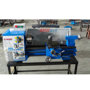 Torno Paralelo Manual Horizontal Universal Pequeño CJM280 para Metal con Motor de 1.1kw de Trabajo Ligero - Product Image 1