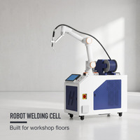 Robot collaboratif de soudage MIG sous gaz 350A 500A pour cellules de soudage de matériaux en acier, inox et aluminium