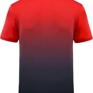 Camiseta Deportiva de Tenis para Hombre, Manga Corta, Absorbente de Humedad, para Golf, con Cuello, Tejido de Punto con Spandex/Poliéster, 180g - Product Image 3