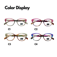 Einzigartige Handgefertigte Acetat-Cateye-Brillenfassungen Raffinierte Modische Rahmen für Alle Geschlechter Outfit-Kombinationen