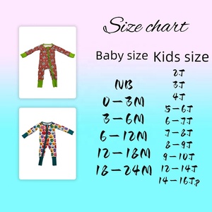 DH OEM Lubaby - Conjunto de Ropa de Bambú para Bebés, Mono de una Pieza con Cierre, Pijamas de Bambú para Niños - Product Image 3