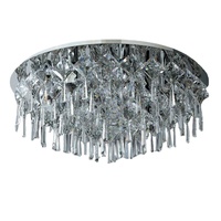 Lustre d'hôtel de luxe contemporain, luminaire de plafond moderne en cristal LED pour chambre à coucher, salon, salle à manger, couloir, villa, restaurant