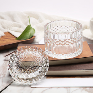 Vente <span class=keywords><strong>en</strong></span> gros de pots à bougies <span class=keywords><strong>en</strong></span> <span class=keywords><strong>verre</strong></span> de luxe vides de 8 oz avec couvercle plat, <span class=keywords><strong>pot</strong></span> <span class=keywords><strong>en</strong></span> <span class=keywords><strong>verre</strong></span> pour la décoration de la maison, la fabrication de bougies, les mariages et les fêtes - Product Image 2