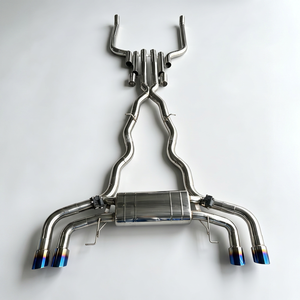 Sistema de Escape Catback Valvetronic de Acero Inoxidable para BMW M550i G30 G31 N63 4.4L V8 Twin Turbo con Válvula Remota y Puntas Cuádruples - Product Image 5