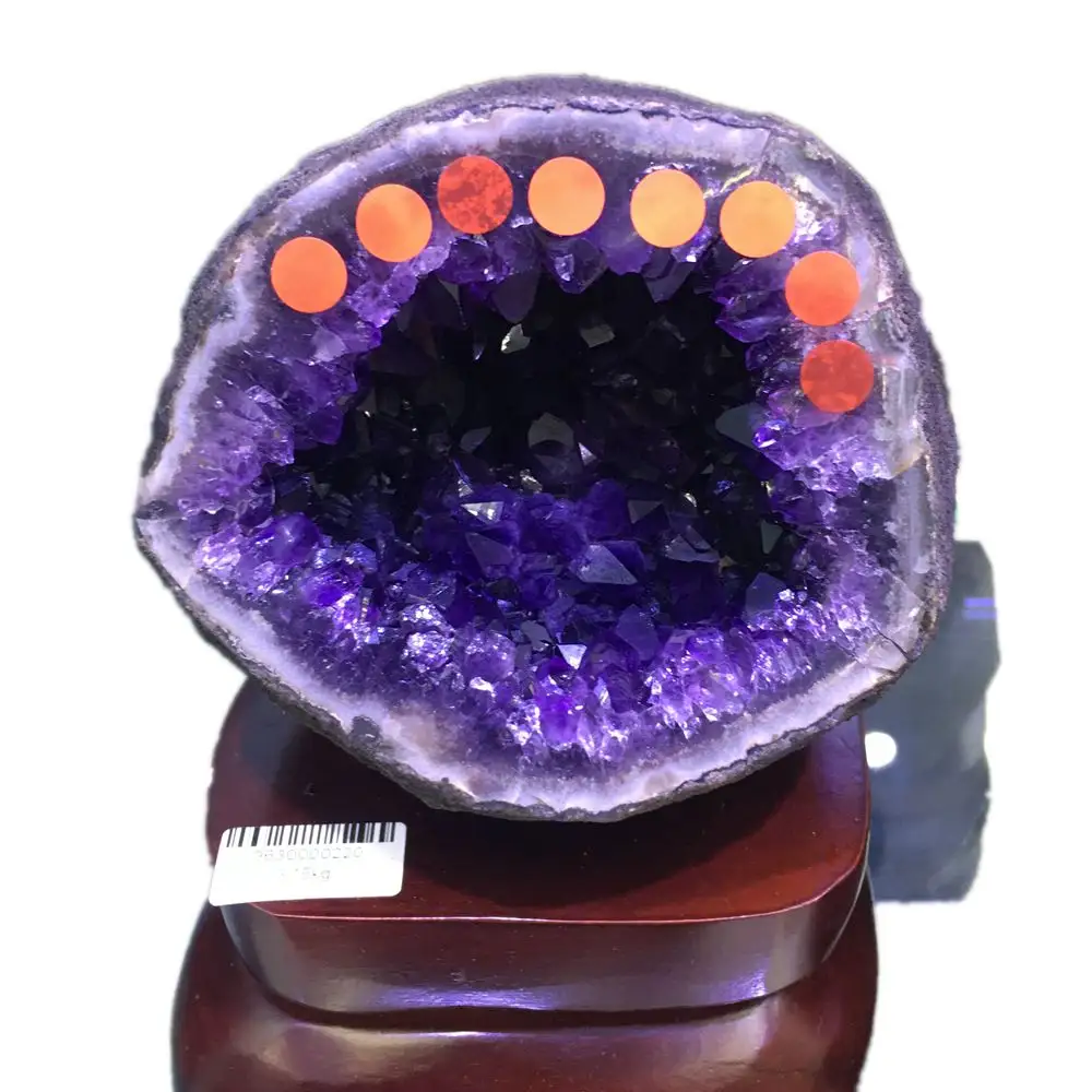 Groothandel hoge kwaliteit natuurlijke amethyst geode Woondecoratie Brazilië Uruguay natuurlijke amethist Paars crystal crystal cave