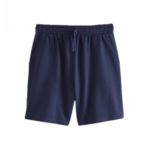 Shorts décontractés en tricot léger pour hommes, panneaux de soutien musculaire, couture plate, service OEM, entraînement à faible impact - Product Image 1
