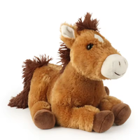 Usine Design de Logo Personnalisé Cheval En Peluche Jouet En Peluche Animal Cheval Doux En Peluche Animal Jouets Avec Logo