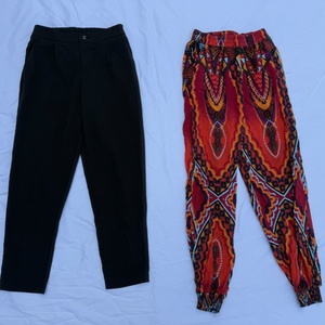 Usine Mixte Coloré Seconde Main Pantalones De Mujer Pas Cher Impression Coton Utilisé Vêtements Pantalons pour Femmes - Product Image 6