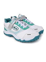 Chaussures de cricket pour hommes blanches et vertes, légères, respirantes, à lacets, avec adhérence puissante, confortables, pour l'hiver, l'été et le printemps