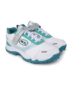 Zapatillas de Cricket Blancas y Verdes para Hombre, con Cordones, Agarre Potente, Ligeras, Transpirables, Cómodas para Correr, de Verano y Primavera - Product Image 3