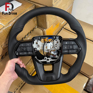 Accesorios <span class=keywords><strong>Toyota</strong></span> en Stock: Volante de Cuero Calefactable para Prado 120 150, Camry 2017, <span class=keywords><strong>Yaris</strong></span> GR, Hilux, Tacoma, LC79, 4Runner, Mark <span class=keywords><strong>X</strong></span>, CHR - Product Image 5