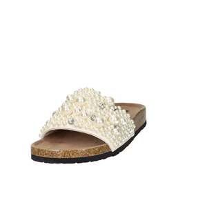 Sandali Bassi da Donna SASS250281 con Perle Argento e Dettagli Decorativi - Product Image 2