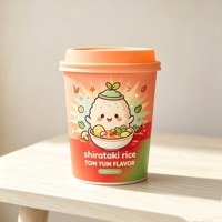 Tom Yum Flavor Dried Konjac Rice Instant Meal Replacement No Odor On-the-Go Meal for Busy Travel