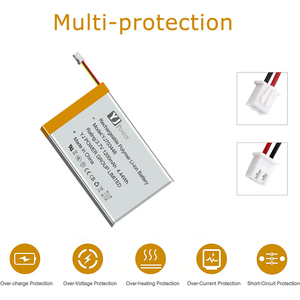 Batterie au lithium polymère YJ102050 1100mAh, <span class=keywords><strong>2</strong></span> fils, batterie de remplacement, batterie rechargeable haute capacité pour haut-parleur - Product Image 5