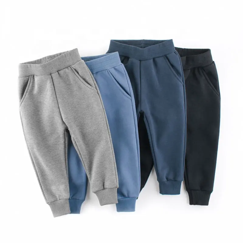 Pantalon de jogging pour bébé, vêtement de Sport personnalisé en coton pour enfant en bas âge, pantalon d'hiver pour garçon, vente en gros