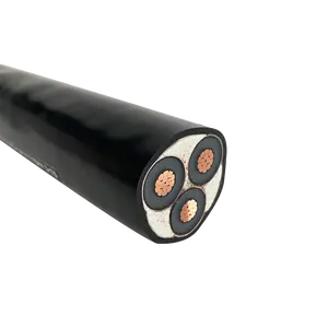 Professionele Kabel Fabrikant Middenspanning 6.6kv 15kv 22kv 95mm2 Mv 3 Core 150mm2 50Mm Xlpe Voedingskabel