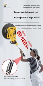 Kondisi Baru OUDI Mesin Poles Dinding Otomatis & Pengamplas Drywall dengan Gagang Efisiensi Tinggi 1680W 160 <span class=keywords><strong>M</strong></span>/8jam Kapasitas Ketebalan 3-30mm - Product Image 5