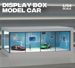 Vitrine de présentation pour voitures de luxe |   Acrylique haute clarté et lumières LED |   Parfait pour les passionnés de modèles réduits de voitures - Product Image 2