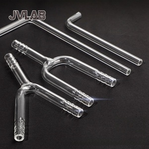 Set di Connettori per Tubi in Vetro Include Forme a U, T, Y, L, Angoli Diritti e a 45/60/90/120 Gradi in Vetro Borosilicato per <span class=keywords><strong>Chimica</strong></span> - Product Image 3
