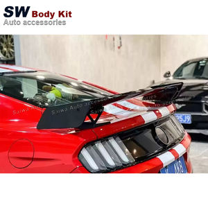Для Ford <span class=keywords><strong>Mustang</strong></span> 2015-2021 из углеродного волокна GT500 стиль <span class=keywords><strong>Track</strong></span> Edition спойлер заднего крыла аэродинамический комплект бампер - Product Image 2