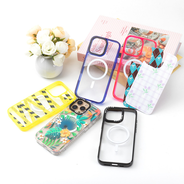 Air Cushion Corners Magnetic Detachable Shockproof Custom logo Anti-Fall Phone case Uv Printed for iphone samsung