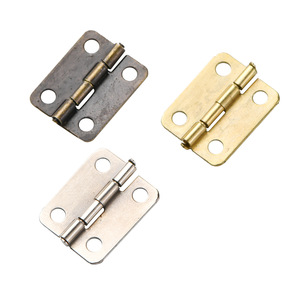 Furniture Hinge 18x15mm Antique Bronze Iron Surface Mount Chinese Style Standard H-Type Antirust - Product Image 5