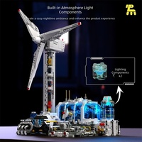 Kit de construction de centrale éolienne, blocs de construction STEM, kit éducatif créatif et amusant, modèle scientifique, jouet pour enfants